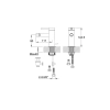 Bateria Bidetowa Kohlman Axel QB130AGD Gold